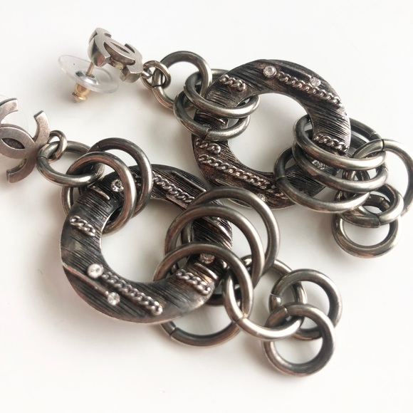 Rare !!! Chanel 06P dangling earrings - Picture 2 of 6